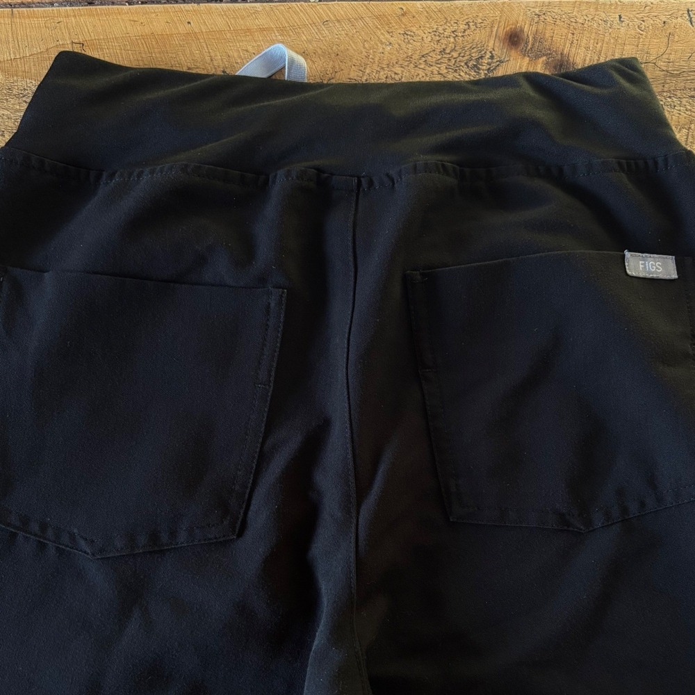 FIGS Womens Technical Collection Black Jogger Style Scrub Pants Pockets Size XS - Picture 7 of 8